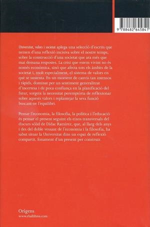 Universitat, valors i societat | 9788482645841 | Ramírez i Sarrio, Dídac | Llibres.cat | Llibreria online en català | La Impossible Llibreters Barcelona