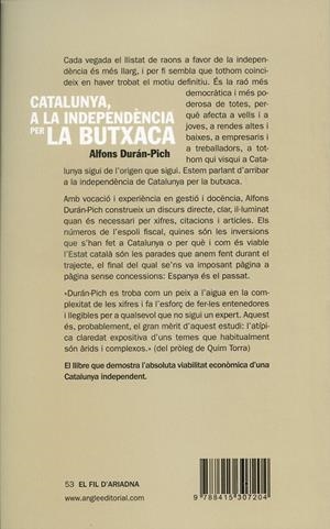 Catalunya, a la independència per la butxaca | 9788415307204 | Durán-Pich, Alfons | Llibres.cat | Llibreria online en català | La Impossible Llibreters Barcelona