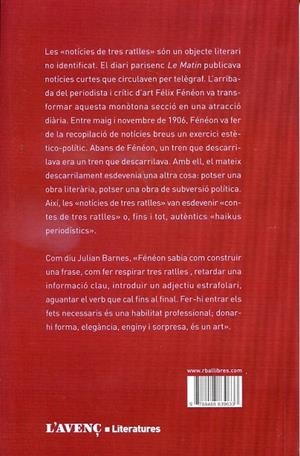 Notícies de tres ratlles | 9788488839633 | Fénéon, Félix | Llibres.cat | Llibreria online en català | La Impossible Llibreters Barcelona