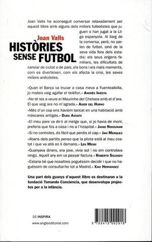 Històries sense futbol. La cara humana dels grans jugadors | 9788415002918 | Valls Bassa, Joan | Llibres.cat | Llibreria online en català | La Impossible Llibreters Barcelona