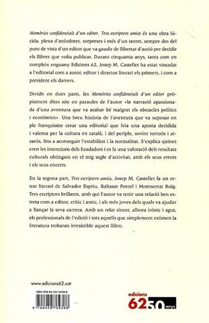 Memòries confidencials d'un editor | 9788429769388 | Castellet, Josep Maria | Llibres.cat | Llibreria online en català | La Impossible Llibreters Barcelona