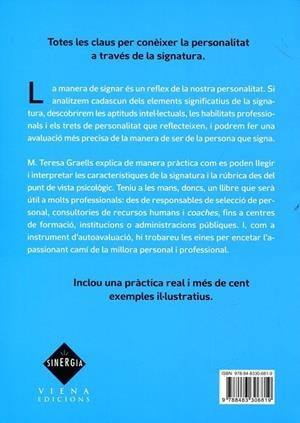 Llegir la signatura. Com interpretar-la per conèixer la personalitat | 9788483306819 | Graells, M. Teresa | Llibres.cat | Llibreria online en català | La Impossible Llibreters Barcelona