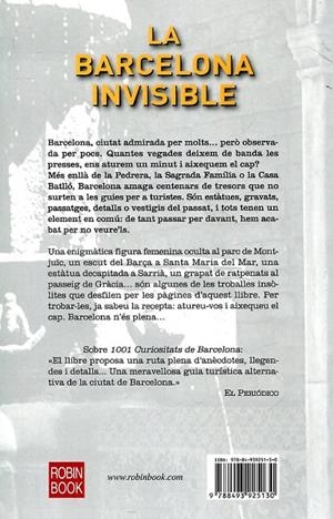 La Barcelona invisible | 9788493925130 | Santos, Imma ; Vázquez, Aureli | Llibres.cat | Llibreria online en català | La Impossible Llibreters Barcelona