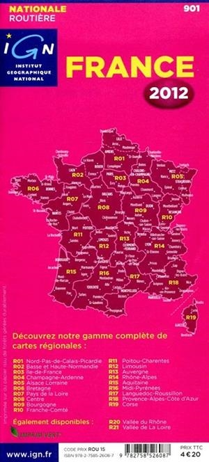 France 2012 maxi format 1:1000.000 | 9782758526087 | Diversos | Llibres.cat | Llibreria online en català | La Impossible Llibreters Barcelona