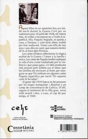 En aquesta carta hi ha tabac. Epistolari d'un soldat de l'exèrcit republicà (1938-1939) | 9788497917650 | Mas alzina, Esteva; Anglada Galceran, Paquita | Llibres.cat | Llibreria online en català | La Impossible Llibreters Barcelona