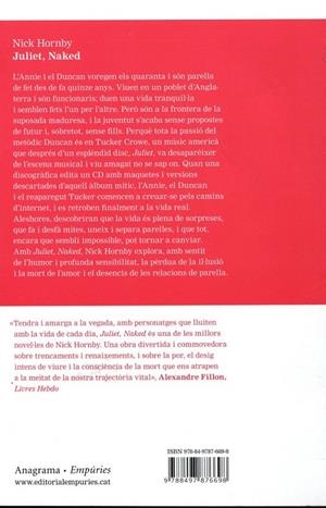 Juliet, Naked | 9788497876698 | Hornby, Nick | Llibres.cat | Llibreria online en català | La Impossible Llibreters Barcelona
