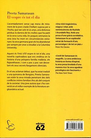 El vespre és tot el dia | 9788429767230 | Samarasan, Preeta | Llibres.cat | Llibreria online en català | La Impossible Llibreters Barcelona