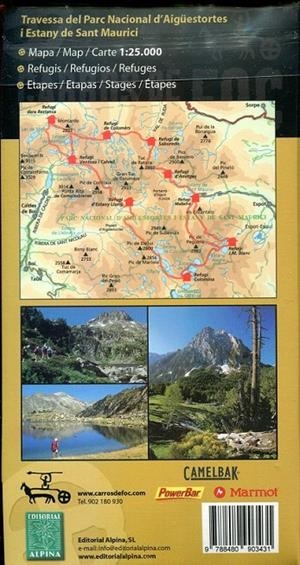 Carros de foc (Travessa del Parc Nacional d'Aigüestortes i Estany de Sant Maurici, mapa i guia) | 9788480903431 | Diversos | Llibres.cat | Llibreria online en català | La Impossible Llibreters Barcelona