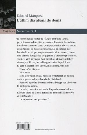 L'últim dia abans de demà | 9788497876858 | Márquez Taña, Eduard | Llibres.cat | Llibreria online en català | La Impossible Llibreters Barcelona