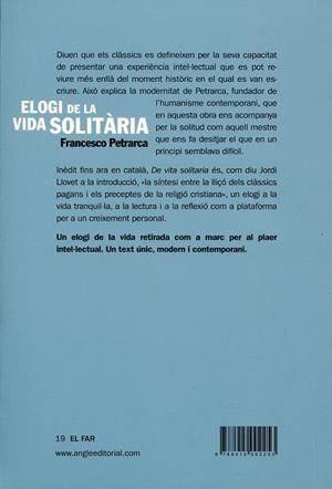 Elogi de la vida solitària | 9788415002253 | Petrarca, Francesco | Llibres.cat | Llibreria online en català | La Impossible Llibreters Barcelona