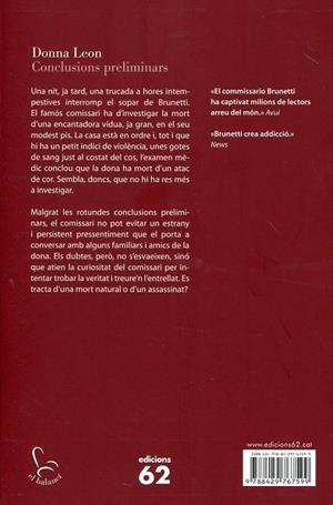 Conclusions preliminars | 9788429767599 | Leon, Donna | Llibres.cat | Llibreria online en català | La Impossible Llibreters Barcelona