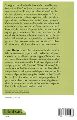 Posa't en forma en nou setmanes i mitja | 9788499302515 | Rallo, Juan | Llibres.cat | Llibreria online en català | La Impossible Llibreters Barcelona