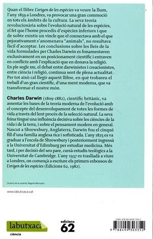 L'origen de les espècies | 9788499303352 | Darwin, Charles | Llibres.cat | Llibreria online en català | La Impossible Llibreters Barcelona