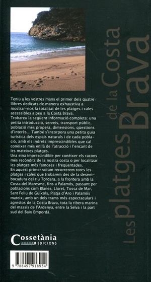 Les platges de la Costa Brava. De Blanes a Palamós  | 9788497918954 | Crestas, Pako | Llibres.cat | Llibreria online en català | La Impossible Llibreters Barcelona