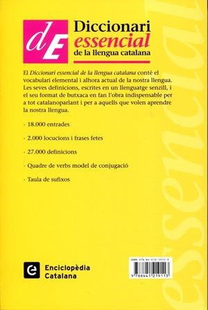 Diccionari essencial de la llengua catalana | 9788441219113 | Diversos autors | Llibres.cat | Llibreria online en català | La Impossible Llibreters Barcelona