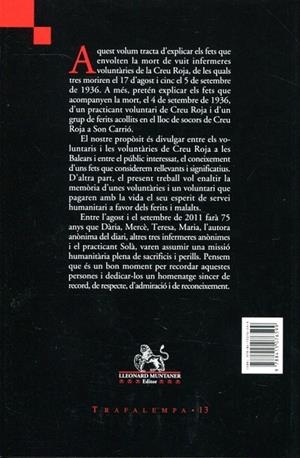 Vuit voluntàries i un voluntari de Creu Roja moren a Manacor l'estiu de 1936 | 9788415076599 | Alenyà Fuster, Miquel | Llibres.cat | Llibreria online en català | La Impossible Llibreters Barcelona
