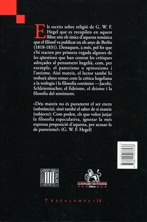 Escrits berlinesos sobre religió | 9788415076438 | HEGEL, G. | Llibres.cat | Llibreria online en català | La Impossible Llibreters Barcelona