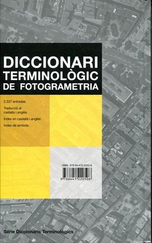 Diccionari terminològic de fotogrametria | 9788441220508 | Diversos | Llibres.cat | Llibreria online en català | La Impossible Llibreters Barcelona