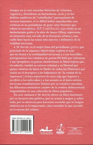 D.F. confidencial. Crónicas de delincuentes vagos y demás gente sin futuro | 9786074110432 | Servín, J.M. | Llibres.cat | Llibreria online en català | La Impossible Llibreters Barcelona
