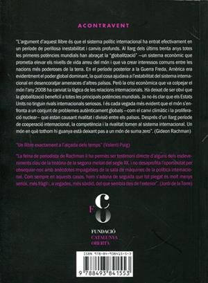 El món de suma zero | 9788493841553 | Gideon Rachman | Llibres.cat | Llibreria online en català | La Impossible Llibreters Barcelona