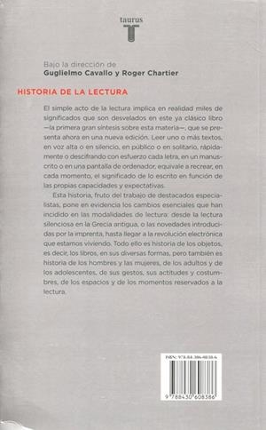 Historia de la lectura | 9788430608386 | Cavallo, Guglielmo | Llibres.cat | Llibreria online en català | La Impossible Llibreters Barcelona