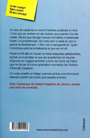 Un tast de català | 9788466414203 | Pla Nualart, Albert | Llibres.cat | Llibreria online en català | La Impossible Llibreters Barcelona