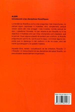 Albir. Introducció a les disciplines filosòfiques | 9788493841478 | Ferrer i Panadès, Carles | Llibres.cat | Llibreria online en català | La Impossible Llibreters Barcelona