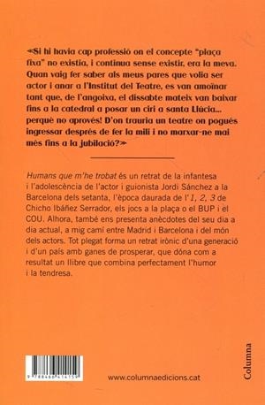 Humans que m'he trobat | 9788466414159 | Sánchez, Jordi | Llibres.cat | Llibreria online en català | La Impossible Llibreters Barcelona