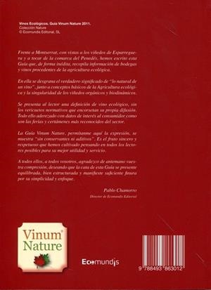 Vinos ecológicos. Vinum Nature | 9788493863012 | Chamorro, Plablo | Llibres.cat | Llibreria online en català | La Impossible Llibreters Barcelona