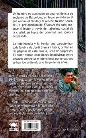 El rastro del odio | 9788496483941 | Sierra i Fabra, Jordi | Llibres.cat | Llibreria online en català | La Impossible Llibreters Barcelona
