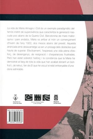 El que he viscut | 9788483306468 | Almagro Coll, Maria | Llibres.cat | Llibreria online en català | La Impossible Llibreters Barcelona