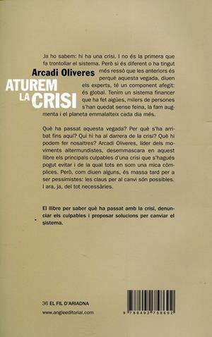 Aturem la crisi | 9788492758692 | Oliveres Boadella, Arcadi | Llibres.cat | Llibreria online en català | La Impossible Llibreters Barcelona