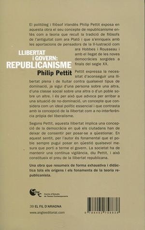 Llibertat i govern: republicanisme | 9788492758838 | Pettit, Philip | Llibres.cat | Llibreria online en català | La Impossible Llibreters Barcelona