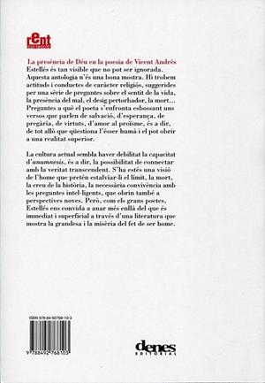Déu entre les coses. Antologia de poesia religiosa | 9788492768103 | Andrés i Estellés, Vicent  | Llibres.cat | Llibreria online en català | La Impossible Llibreters Barcelona