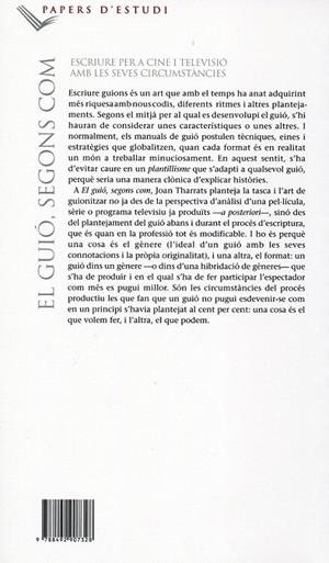 El guió segons com | 9788492907328 | Tharrats i Oliva, Joan | Llibres.cat | Llibreria online en català | La Impossible Llibreters Barcelona