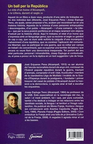 Un ball per la República | 9788497799553 | José Enjuanes Pena/Josep Espluga Trenc | Llibres.cat | Llibreria online en català | La Impossible Llibreters Barcelona