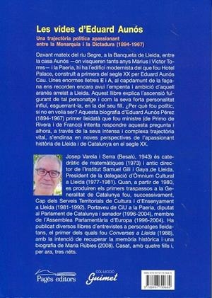 Les vides d'Eduard Aunós | 9788497799669 | Varela Serra, Josep | Llibres.cat | Llibreria online en català | La Impossible Llibreters Barcelona