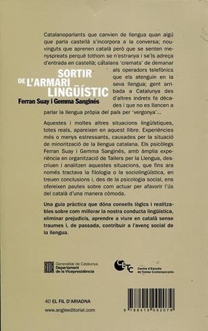 Sortir de l'armari lingüístic. Una guia de conducta per a viure en català | 9788415002079 | Suay, Ferran / Sanginés Gemma | Llibres.cat | Llibreria online en català | La Impossible Llibreters Barcelona
