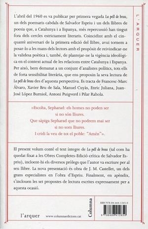 La pell de brau | 9788466412650 | Espriu, Salvador | Llibres.cat | Llibreria online en català | La Impossible Llibreters Barcelona