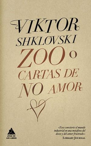 Zoo o cartas de no amor | 9788493780913 | SHKLOVSKI, VIKTOR | Llibres.cat | Llibreria online en català | La Impossible Llibreters Barcelona