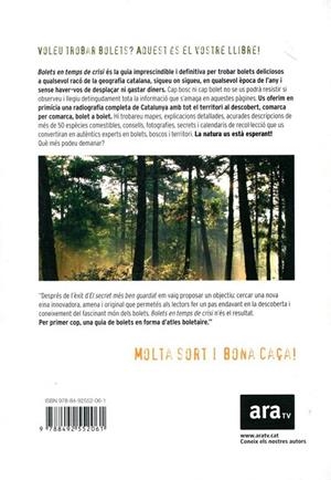 Bolets en temps de crisi | 9788492552061 | Estévez Casabosch, Marc | Llibres.cat | Llibreria online en català | La Impossible Llibreters Barcelona