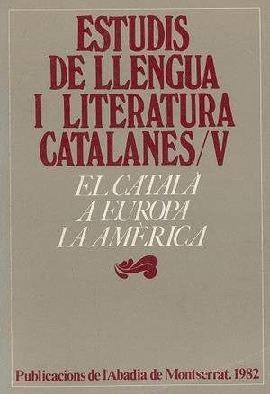 El català a Europa i Amèrica. | 9788472025219 | Diversos autors | Llibres.cat | Llibreria online en català | La Impossible Llibreters Barcelona