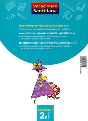 VACACIONES SANTILLANA 100 PROBLEMES PER REPASSAR MATEMATIQUES 2 PRIMARIA | 9788479182281 | Varios autores | Llibres.cat | Llibreria online en català | La Impossible Llibreters Barcelona