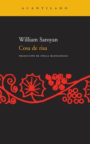 COSA DE RISA | 9788496834378 | SAROYAN, WILLIAM | Llibres.cat | Llibreria online en català | La Impossible Llibreters Barcelona