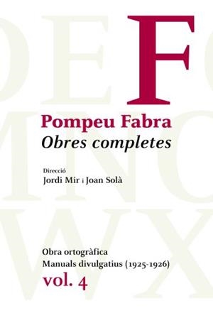 Obres completes. Volum 4 | 9788484374992 | Fabra, Pompeu | Llibres.cat | Llibreria online en català | La Impossible Llibreters Barcelona