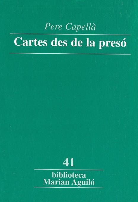 Cartes des de la presó | 9788484158059 | Capellà, Pere | Llibres.cat | Llibreria online en català | La Impossible Llibreters Barcelona