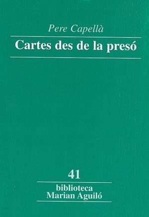 Cartes des de la presó | 9788484158059 | Capellà, Pere | Llibres.cat | Llibreria online en català | La Impossible Llibreters Barcelona