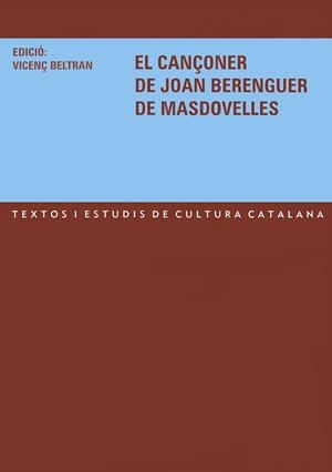 El cançoner de Joan Berenguer de Masdovelles | 9788484157892 | Beltran, Vicenç | Llibres.cat | Llibreria online en català | La Impossible Llibreters Barcelona