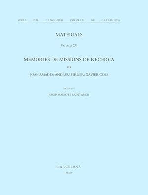 MATERIALS. VOLUM XV | 9788484157663 | VARIS | Llibres.cat | Llibreria online en català | La Impossible Llibreters Barcelona