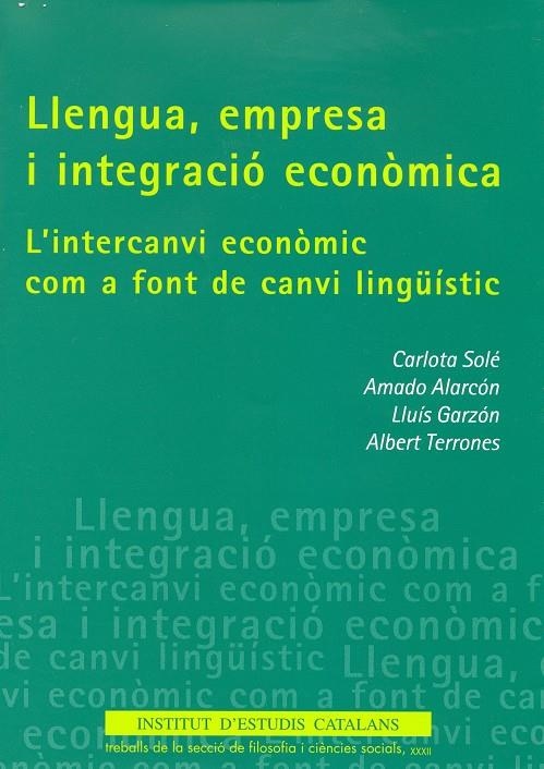 LLENGUA, EMPRESA I INTEGRACIÓ ECONÒMICA | 9788472838024 | VARIS | Llibres.cat | Llibreria online en català | La Impossible Llibreters Barcelona